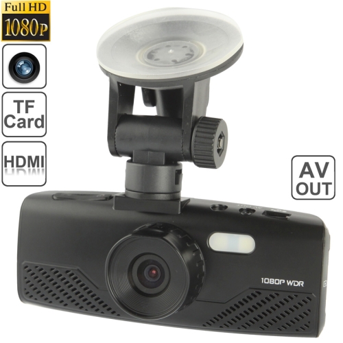 AT800 Full HD 1080P Car Camcorder, 2.7 inch Screen Display, Support Loop Recording / Motion Detection / AV OUT / Night Vision - Click Image to Close